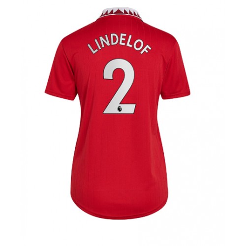 Dres Manchester United Victor Lindelof #2 Domaci za Žensko 2022-23 Kratak Rukav